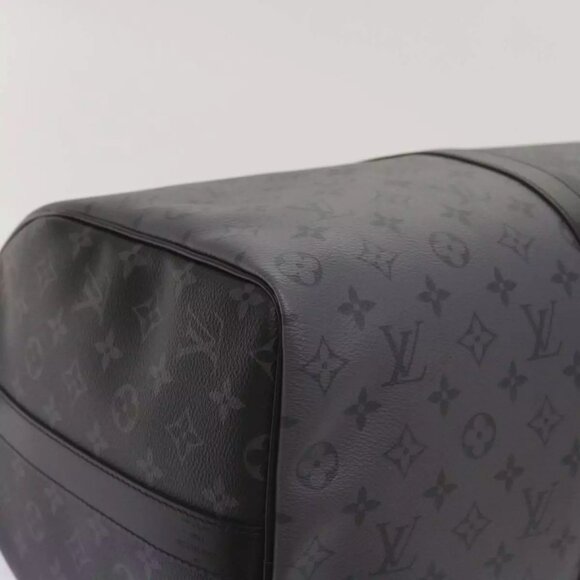 LOUIS VUITTON Eclipse Reverse Keepall Bandouliere 50 Bag M45392 LV Auth 68414A - Picture 5 of 16